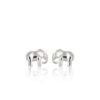 Silver Elephant Earrings