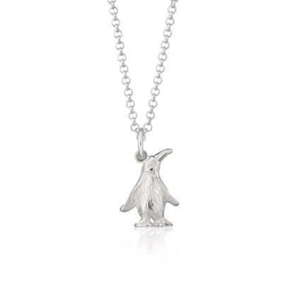Silver Penguin Necklace (2)