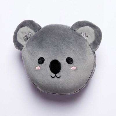 Round Koala Travel Pillow & Eye Mask Set
