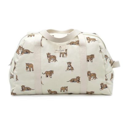 Baby Changing Bag – Tiger with Cream strap