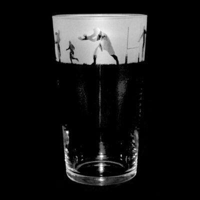 Animo Glass Rugby Pint Glass